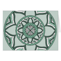 Schatten der blauen Mandala Karten