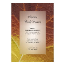 Schatten der Herbst-Familien-Wiedersehen-Einladung