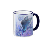 Schatten des blauen Bechers 2-Sided Teehaferl