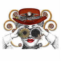 Schauen steampunked steampunk Typs Photo Statue