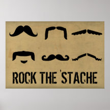 Schaukeln Sie das 'Stache Plakat