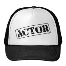Schauspieler-Briefmarke Retrocap
