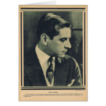 Schauspieler stillen Films Roberts Warwick 1920 Grußkarten