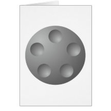 Scheibe Kugeln disc spheres Grußkarte