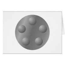 Scheibe Kugeln disc spheres Grußkarte