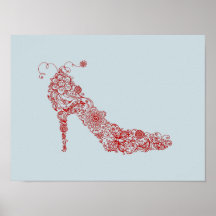 Schickes Schuh ~ Plakat/Druck