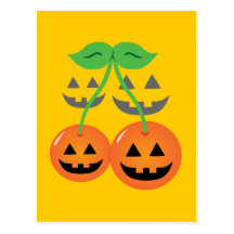 Schicksals-Jack o Laternen-Kirschen Postkarten