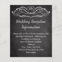 Schiefer-Tafel-Hochzeit Flyerbedruckung