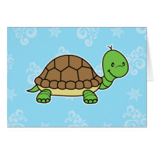 Schildkrötegrußkarte