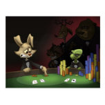 Schildkröten-und Hase-Postkarte