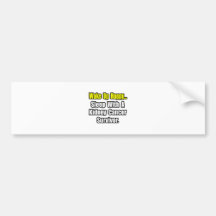 Schlaf mit einem Nieren-Krebs-Überlebenden Auto Sticker