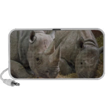 Schlafende Rhinosportable-Lautsprecher