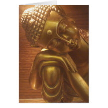 Schlafender Buddha Grußkarten
