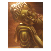 Schlafender Buddha Postkarte