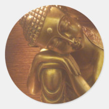 Schlafender Buddha Sticker