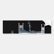Schlafenszeit-Röntgenstrahl-Skeleton schwarzes Bla Autosticker