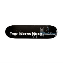 Schlafenszeit-Röntgenstrahl-Skeleton schwarzes Bla Personalisiertes Deck