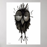 Schläfrige Eule Posterdruck