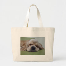 Schläfriger Hund Leinentasche
