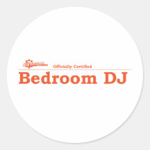 Schlafzimmer DJ bestätigt Aufkleber