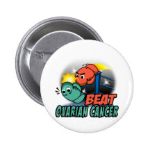 Schlag-Eierstockkrebs Anstecknadelbutton