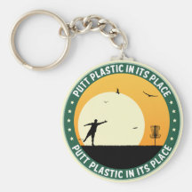 Schlag-Plastik in seinem Platz Schlüsselanhänger