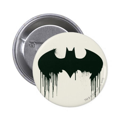 Schläger-Symbol - Batman-Logo Spraypaint Button