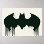 Schläger-Symbol - Batman-Logo Spraypaint Posterdrucke