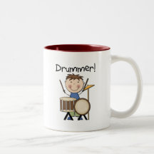 Schlagzeuger - männliche T-Shirts und Geschenke Kaffee Tasse