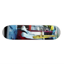 Schläuche im Löschfahrzeug Skateboard Deck