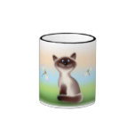 Schlaue Katze Kaffeetasse