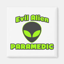 Schlechter alien-Sanitäter Kühlschrankmagnet