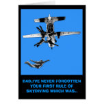 Schlechter Geschmack aber lustiges Skydiving Karte