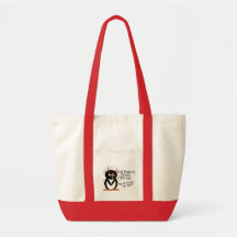 Schlechter Penguin sind zum Kotzen Sie Taschen-Tas