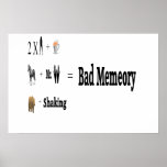 Schlechtes Memeory Plakat