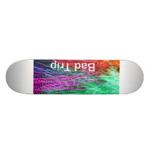 Schlechtes Reise-Skateboard Personalisiertes Deck