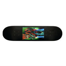 Schlechtes Skeleton Skateboard Personalisiertes Skateboarddeck