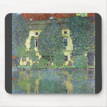 Schloss beim Attersee durch Gustav Klimt Mousepad