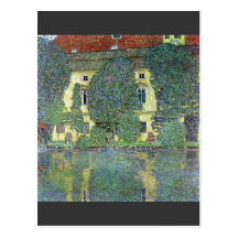 Schloss beim Attersee durch Gustav Klimt Postkarten