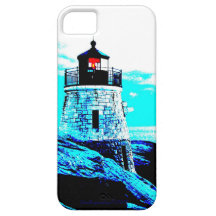 Schloss-Hügel-Leuchtturm iPhone 5 Fall iPhone 5 Cover