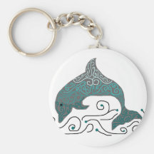 Schlüsselkette des extravaganten Delphins Schlüsselanhänger