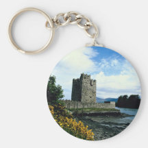 Schmales Wasserschloss, Landkreis unten, Irland in Schlüsselbänder
