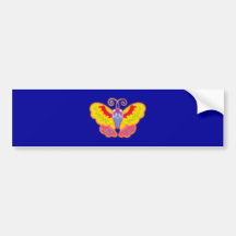Schmetterling China butterfly Auto Aufkleber