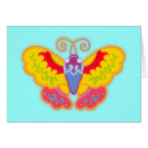 Schmetterling China butterfly Karten