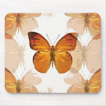Schmetterling fliegt mousepad