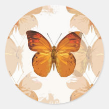Schmetterling fliegt sticker