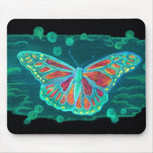 Schmetterling im Himmel Mousepad