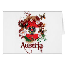 Schmetterling Österreich Grußkarte