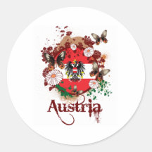Schmetterling Österreich Sticker