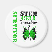 Schmetterling - Stammzelle-Transplantations-Überle Kühlschrankmagnete